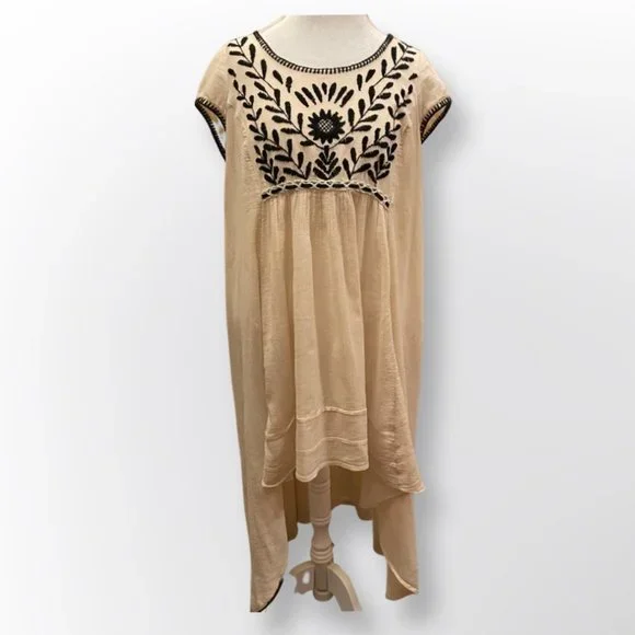 free people marina embroidered dress Free People